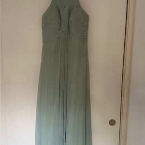 Azazie Ginger Dusty Sage Bridesmaid Dress